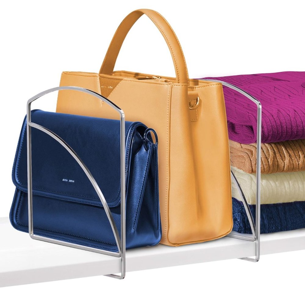 LYNK Shelf Dividers for Linen Closet, Kitchen / Chrome-Plated Steel - Brand New